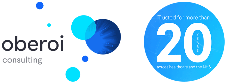 Oberoi Consulting | 25th Anniversary Logo